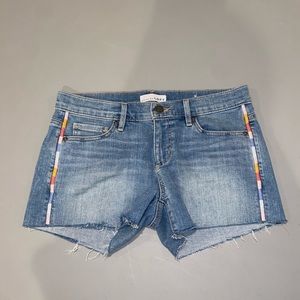 LOFT low waisted denim shorts (26 waist)